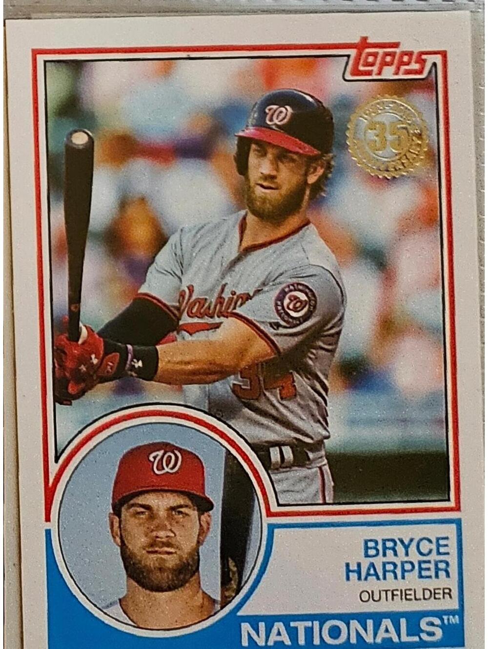 2018 Topps Baseball Series 1 1983 Insert #83-84 Bryce Harper